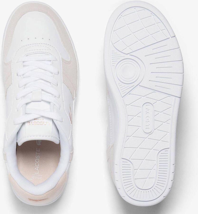 Lacoste T-Clip sneakers wit lichtroze - Foto 2