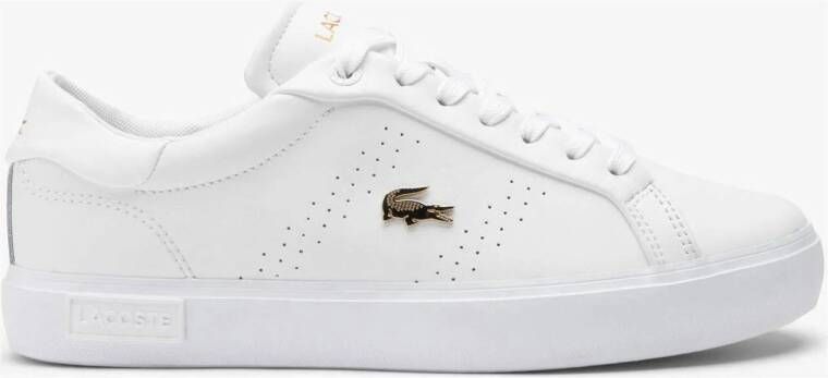 Lacoste Leren sneaker met logo-applicatie model 'POWERCOURT 2.0'