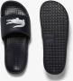 Lacoste Serve Slide 1.0 Heren Slippers Donkerblauw Wit - Thumbnail 2