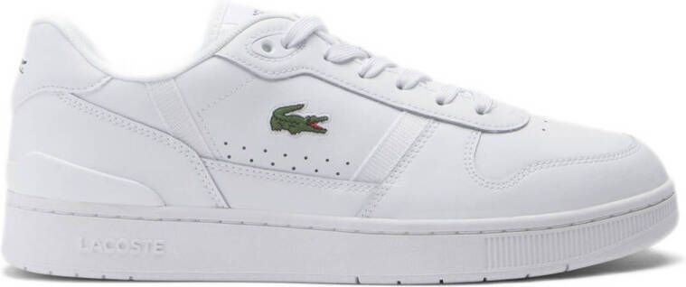 Lacoste T-clip Heren Schoenen Wit Maat: 40.5 Leer Foot Locker