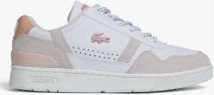 Lacoste T-Clip Vrouwen Sneakers White Light Pink