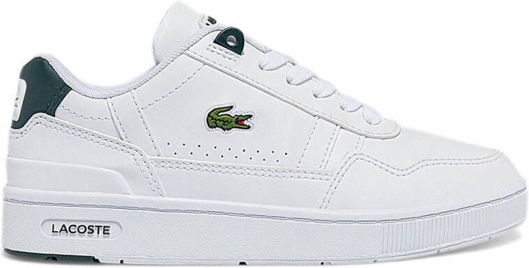 Lacoste T-Clip sneakers wit donkergroen