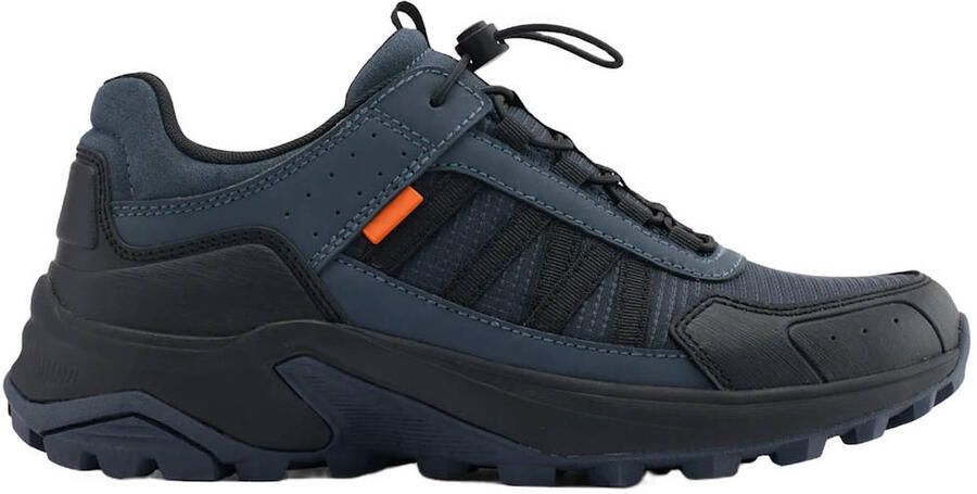 Landrover imitatieleren outdoor schoenen blauw