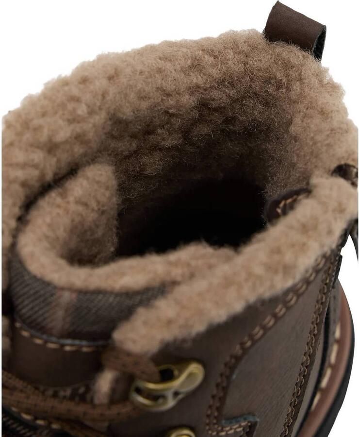 Landrover suèdelook veterboots met profielzool bruin - Foto 2