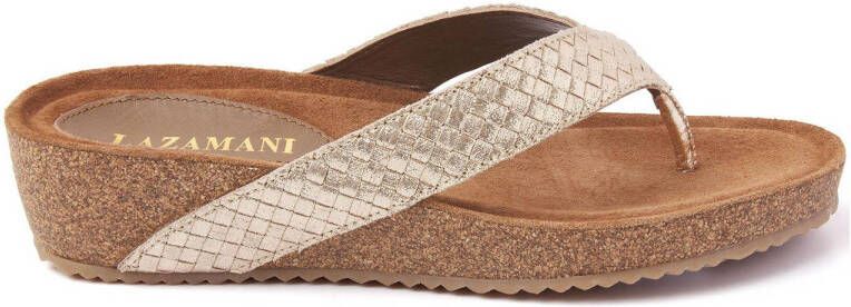 Lazamani Dames Slippers 75.807 Gold