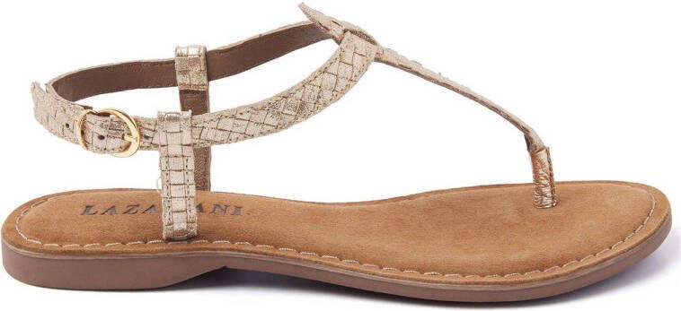 Lazamani Gouden Glitter Sandalen Yellow Dames - Foto 2