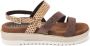 Laza i Sandalen 75.827 Brown Bruin Leer LA75827brown - Thumbnail 1