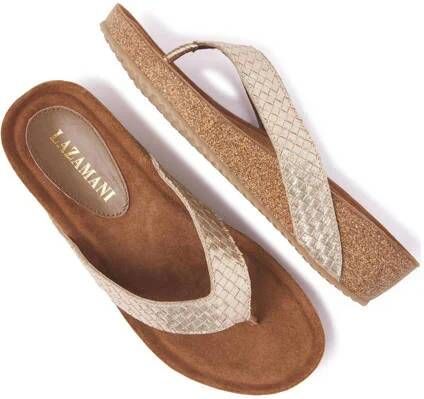 Lazamani Dames Slippers 75.807 Gold