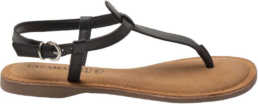 Lazamani Imme Dames Sandalen Leer Black