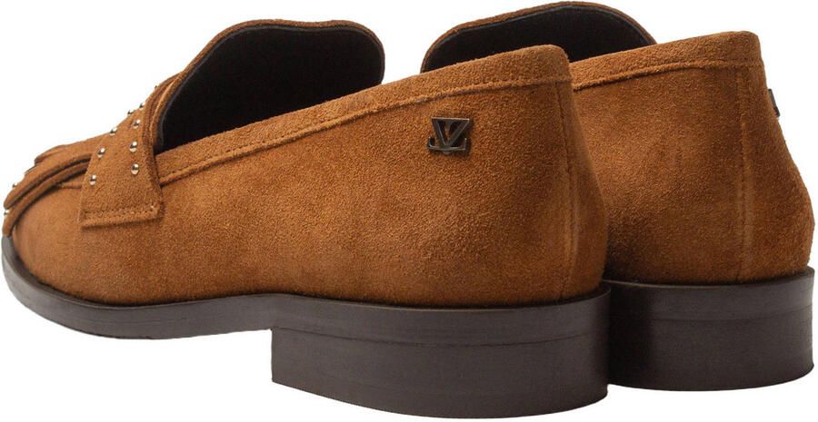 Lazamani Suus leren loafers met franjes cognac - Foto 3