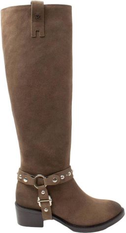 Lazamani western suède bikerboots bruin