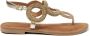 Lazamani Gita Leren Dames Sandalen Gold - Thumbnail 1