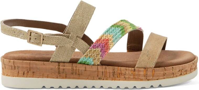 Lazamani Lindy Dames Sandalen Gold