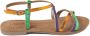 Laza i Metallic Leren Sandalen Multicolor - Thumbnail 1