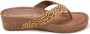 Lazamani Laura Dames Slippers Leopard - Thumbnail 1