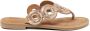 Lazamani Juliet Leren Dames Slippers Peach - Thumbnail 1