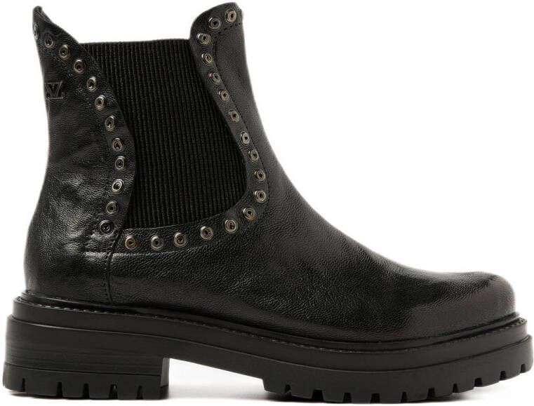 Lazamani Odile Dames Chelsea Boots Leer Black