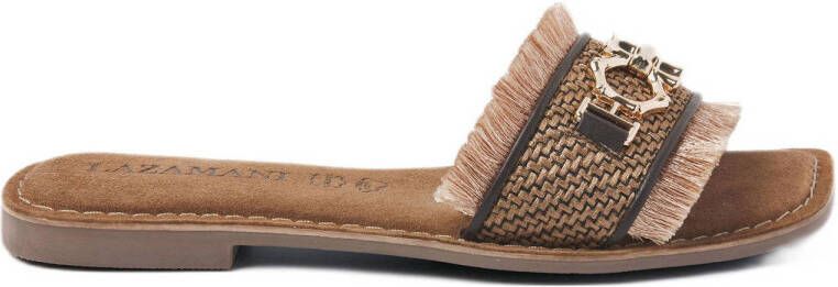 Lazamani Dames Slippers 75.362 Brown