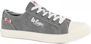 Lee Cooper Grijze canvas sneaker