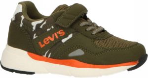 Levi's Kids Boston Camo TD sneakers met camouflageprint groen