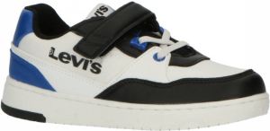 Levi's Kids Shot K sneakers wit zwart blauw
