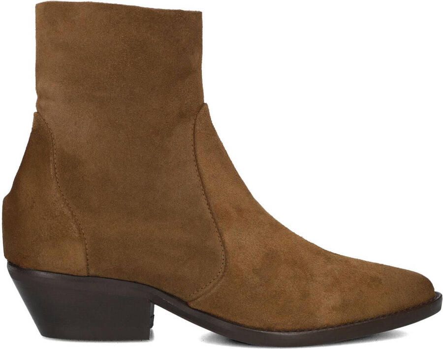 Lina Locchi Enkellaarsjes Aw400 Camel