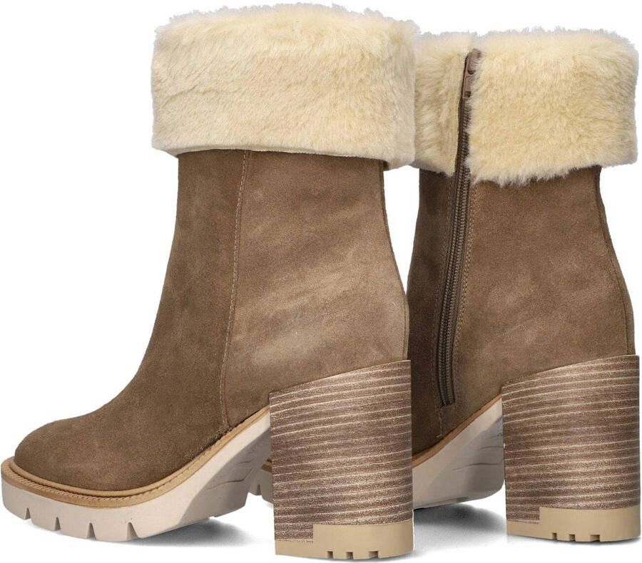 LINA LOCCHI Enkellaarsjes Dames L1189 Maat: 42 Materiaal: Suède Kleur: Taupe