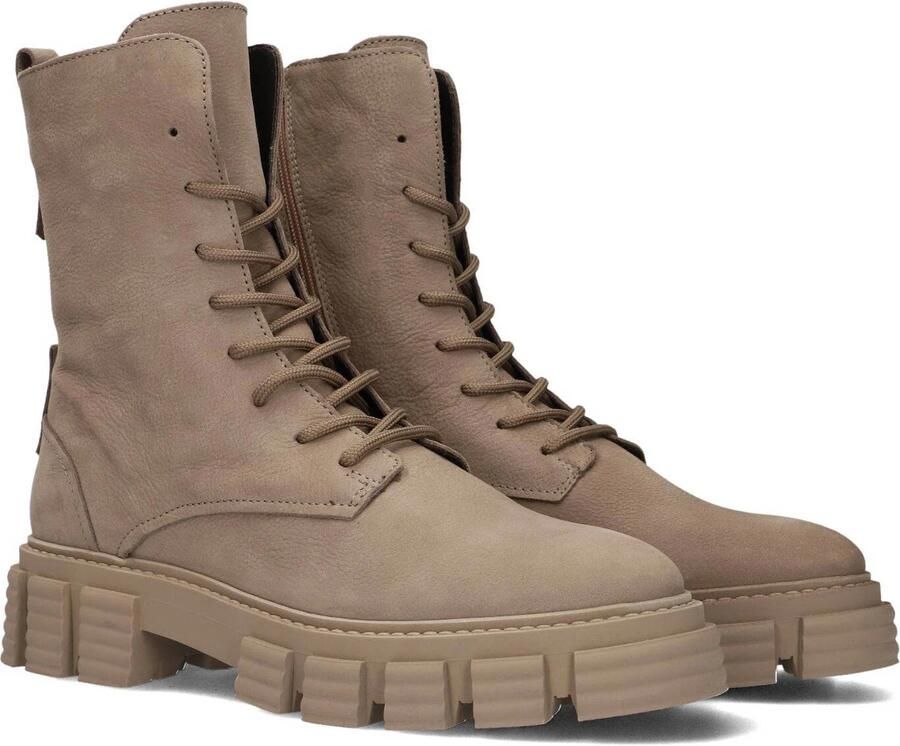 LINA LOCCHI Enkellaarsjes Dames L1196 Nubuck Taupe - Foto 2