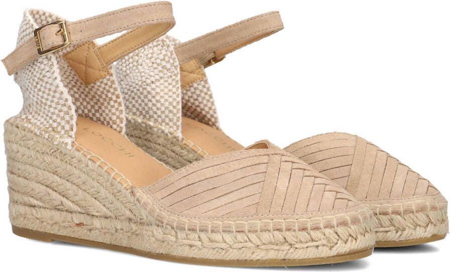 LINA LOCCHI Espadrilles Dames Ania Maat: 38 Materiaal: Textiel Kleur: Beige