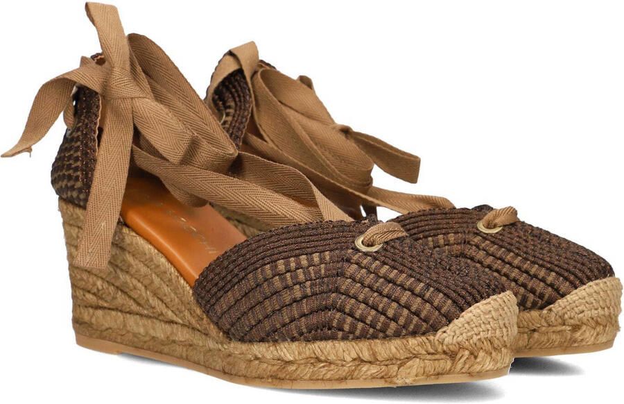 LINA LOCCHI Espadrilles Dames Laura Maat: 38 Materiaal: Textiel Kleur: Bruin - Foto 3