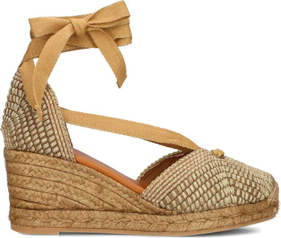 LINA LOCCHI Espadrilles Dames Laura Maat: 39 Materiaal: Raffia Kleur: Goudkleurig