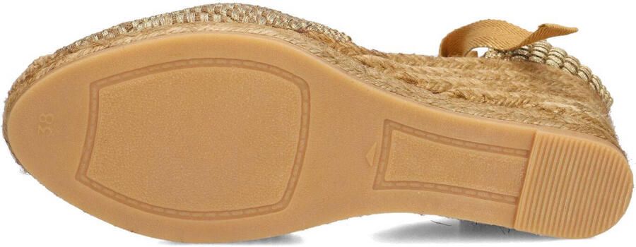 LINA LOCCHI Espadrilles Dames Laura Maat: 39 Materiaal: Raffia Kleur: Goudkleurig - Foto 2