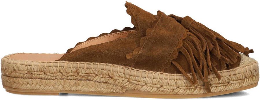 LINA LOCCHI Espadrilles Dames Lena Maat: 37 Materiaal: Suède Kleur: Bruin