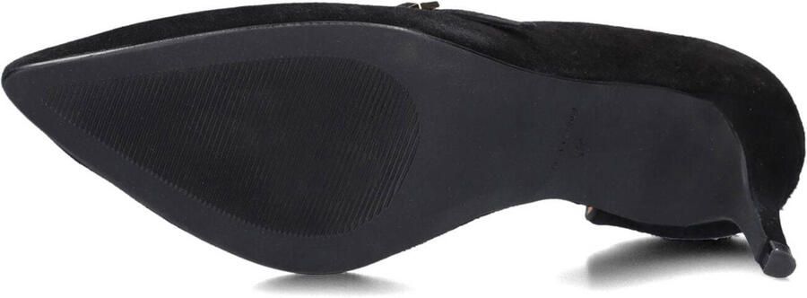 Lina Locchi Pumps Stiletto Dames Damesschoenen Suède Naaldhak hoogte 8 cm L1213 Zwart - Foto 3