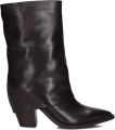 LINA LOCCHI Hoge Laarzen Dames Aw409 Leer Bruin - Donkerbruin