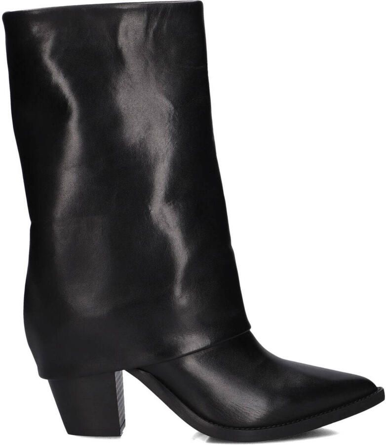 LINA LOCCHI Hoge Laarzen Dames Aw409 Maat: 41 Materiaal: Leer Kleur: Zwart