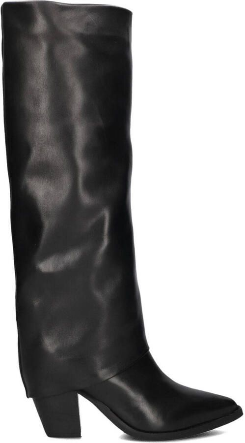 LINA LOCCHI Hoge Laarzen Dames Mw506 Maat: 41 Materiaal: Leer Kleur: Zwart