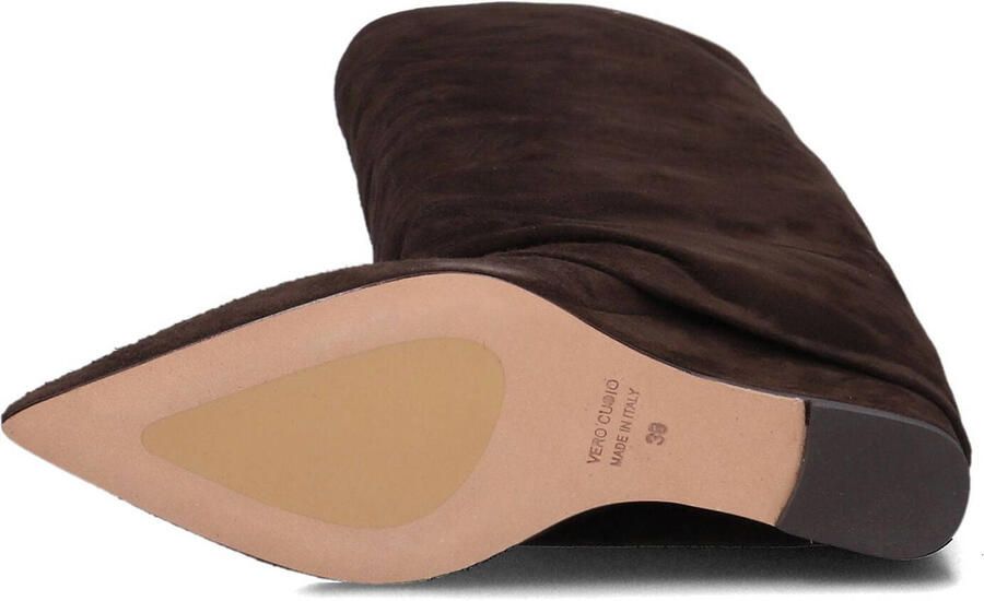 LINA LOCCHI Hoge Laarzen Dames Se2000 Maat: 40 Materiaal: Suède Kleur: Bruin