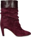 LINA LOCCHI Enkellaarsjes Dames Se4011 Suède Bordeaux - Rood