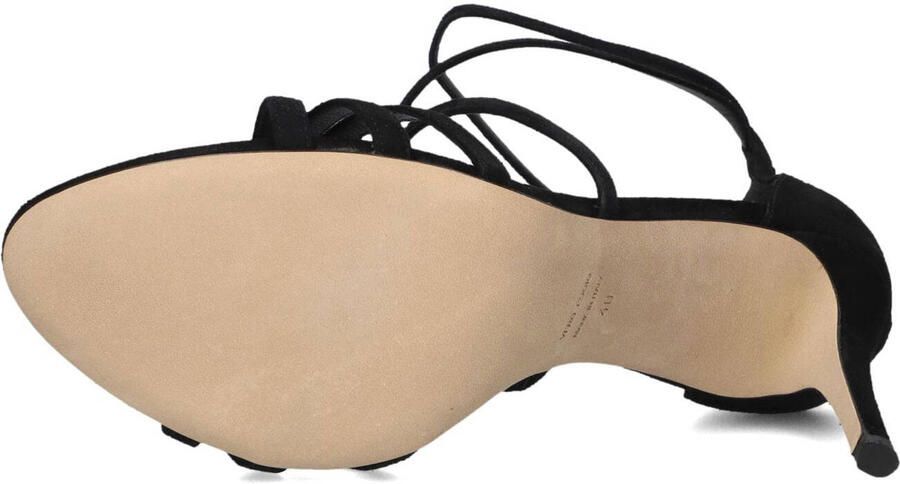 Lina Locchi Sandalen Dames Damesschoenen Suède Naaldhak hoogte 9 cm L1120 sue Zwart - Foto 3