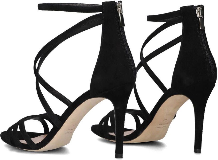Lina Locchi Sandalen Dames Damesschoenen Suède Naaldhak hoogte 9 cm L1120 sue Zwart - Foto 2