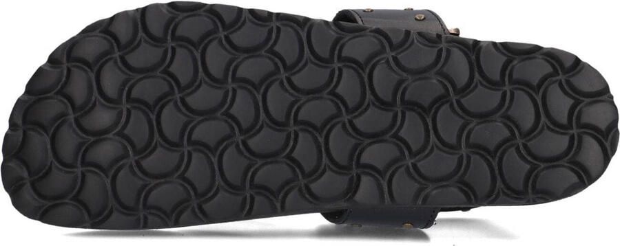 LINA LOCCHI Sandalen Dames Led Teenslip Sandaal Met Studs Maat: 39 Materiaal: Leer Kleur: Zwart