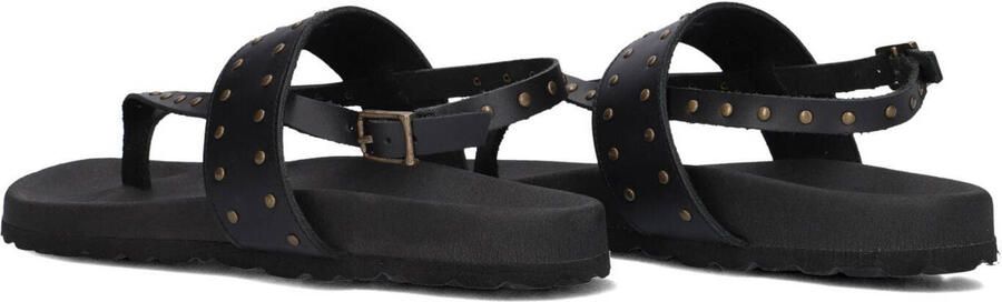 LINA LOCCHI Sandalen Dames Led Teenslip Sandaal Met Studs Leer Zwart - Foto 2