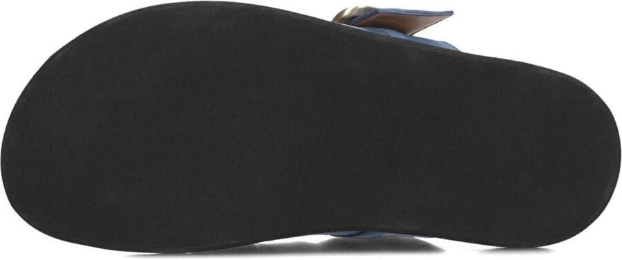 LINA LOCCHI Slippers Dames 765-05 Leer Blauw - Foto 2