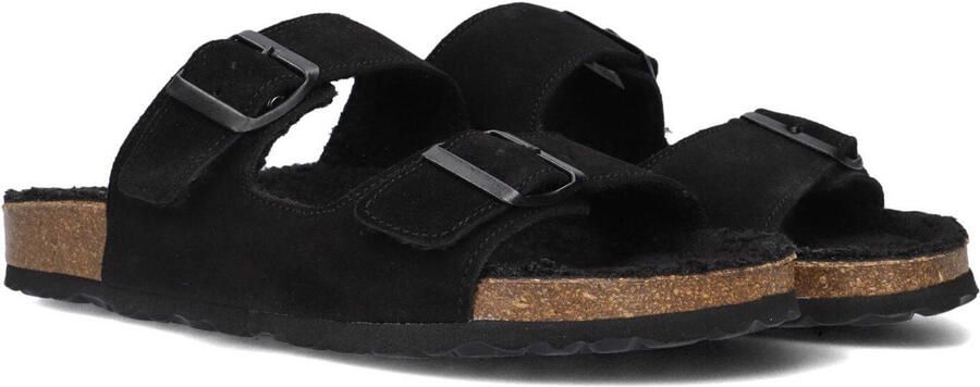 LINA LOCCHI Slippers Dames L1368 Maat: 37 Materiaal: Suède Kleur: Zwart
