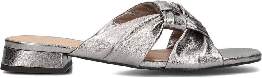 LINA LOCCHI Slippers Dames L1399 Maat: 37 Materiaal: Leer Kleur: Zilver