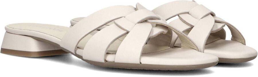 LINA LOCCHI Slippers Dames Led Knoop Slipper Maat: 38 Materiaal: Leer Kleur: Wit - Foto 2