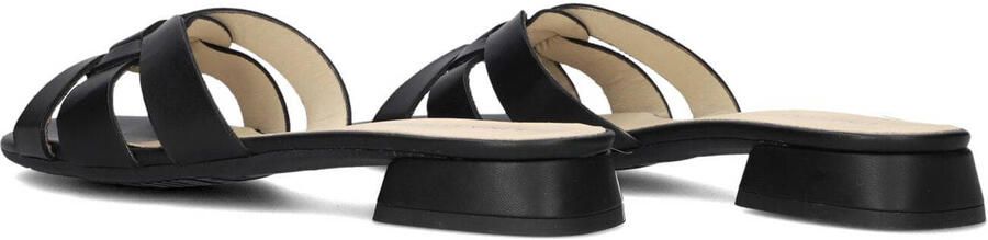 LINA LOCCHI Slippers Dames Led Knoop Slipper Maat: 39 Materiaal: Leer Kleur: Zwart - Foto 3