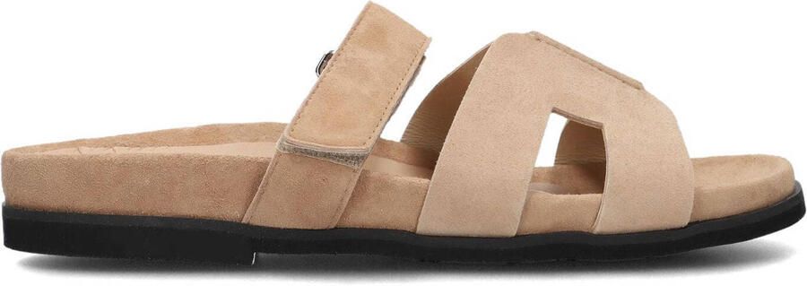 LINA LOCCHI Slippers Dames Sue H Slipper Maat: 36 Materiaal: Suède Kleur: Beige