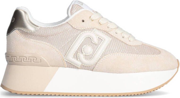 Liu Jo Dreamy 02 leren sneakers beige